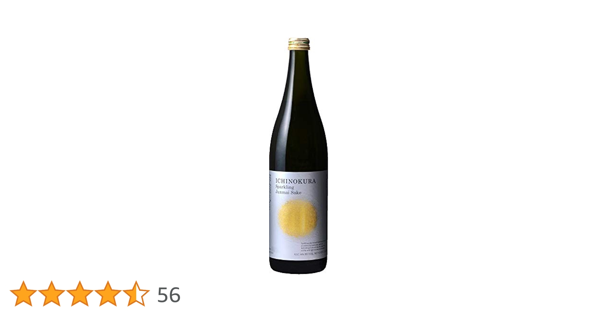 Amazon.co.jp: 一ノ蔵 スパークリング純米酒 720ml [ 日本酒