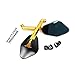 Universale 1 Paio Moto Specchio Laterale Retrovisore Accessori Moto Per YAMAHA YZF R1 R6 2005 2006 2007 2008 2009 R3 Adesivo Accessori (Colore : Oro)