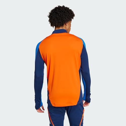 Adidas Juventus Felpa Training Orange Uomo 2025, Arancione, S - 5