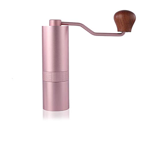 Manuelle Kaffeemühle 25g Aluminium Kaffeemaschine Schwarz Mini-Fräsmaschine Fit (Farbe: Schwarz)
