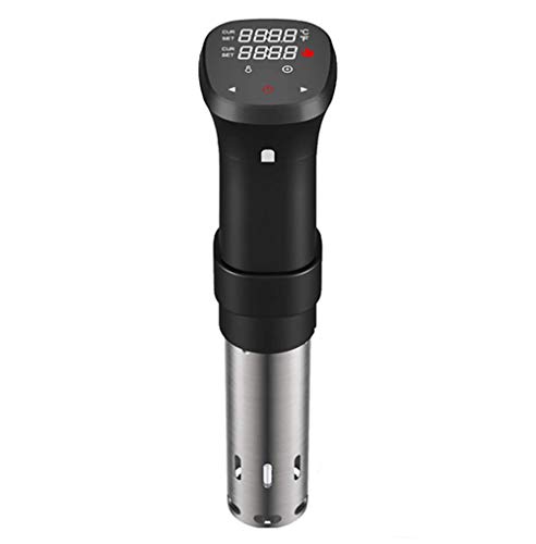 SMSOM sous Vide Cooker Sou Vide Circulateur Immersion Circulateur Sou Vide Machine Température de contrôle précise et minuterie, Petite mais puissante, 1100W, Noir