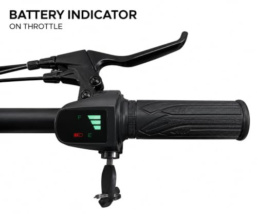 Image of Neelam Shockbuzz NB 1.0 Electric Bicycle 26T | 36V 250W Motor | 7.8Ah Removable Battery | Dual Disc Brakes | Front Suspension | Memory Foam Saddle | Unisex E-Cycle | Blue