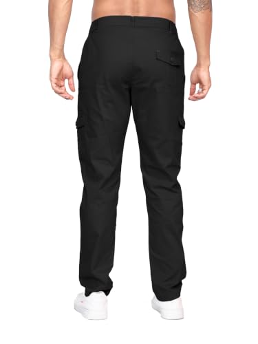 Image of Big Button Mens Regular Fit Casual Cotton Cargo Pant