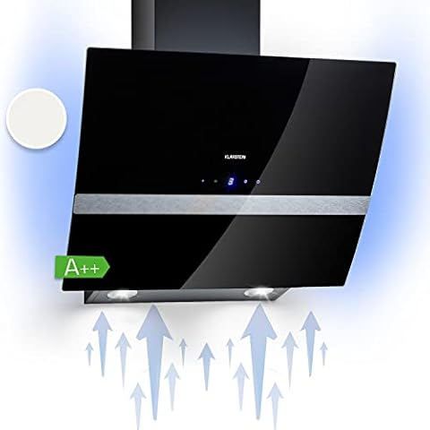 KLARSTEIN Campana Extractora Angular con Filtro Aluminio y Luz LED RGB Cover