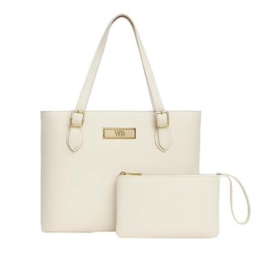 Kit Bolsa Feminina Tipo Sacola + Necessaire Willibags (Gelo)