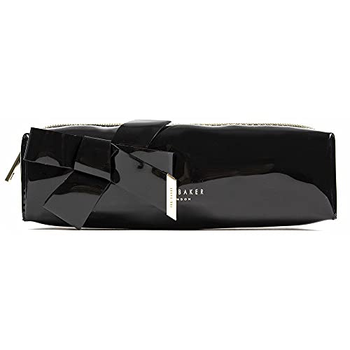 Ted Baker Nikara, Estuche de Vinilo con Lazo para Mujer, Black, One Size