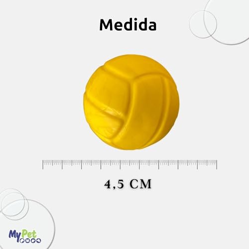 MY PET BRASIL Brinquedo Para Cachorros Interativo E Funcional Bolinha Lisa Alivia A Gengiva E O Estr