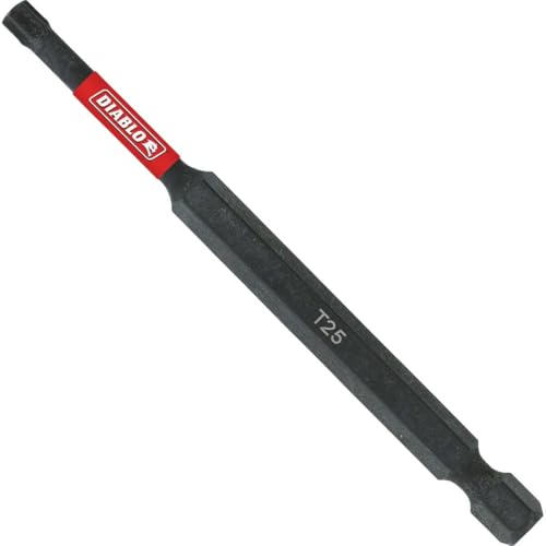 Embout Torx T25 Diablo Freud 3-1/2 pouces pour vissage en vrac