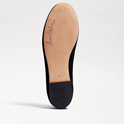 Image of Steve Madden Felicia Black Suede Slip On Rounded Closed Toe Flexible Ballet Flats