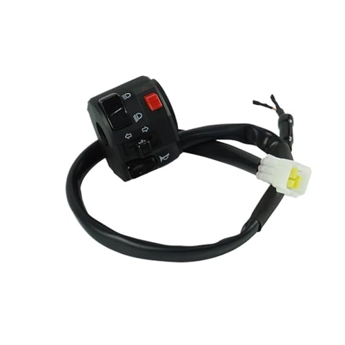 Interruptor manillar pulsador moto Yamaha con mandos de luces intermitentes y antiniebla