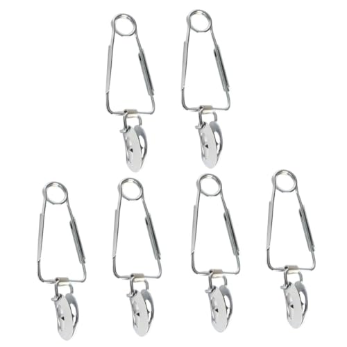 Homoyoyo 6 Piezas Pinzas de Cocina de Acero Inoxidable para Caracoles y Mariscos Diseño de Ligero y Portátil para Servir Alimentos Interior y Exterior