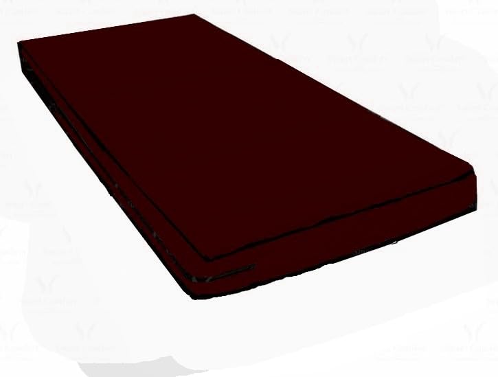 Image of 100% Waterproof Mattress Cover /Protector with Zipper Chain for Double Bed (Set of 2 Pieces) II All Around Protection with 360 Encasing (36 inch*72 inch*7, Maroon)