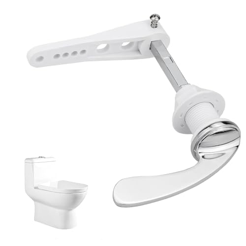 yongyongbuy Toilet Flush Handle Alloy Cistern Lever Replacement Kit Victorian Style Universal Fit