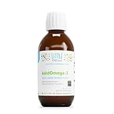 DAVINCI Labs kiddOmega-3 - Liquid Omega-3 Supplement for Kids - for Immune System, Focus and Brain Support* - with Monk Fruit, DHA, EPA and More - Cherry Orange Flavor - 200mL