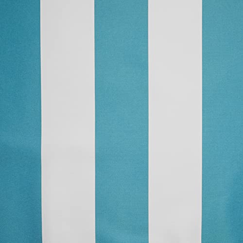 Exclusive Home Curtains Panel Pair, Fabric, Teal/White, 54x96, Teal / White, W 54" x L 96" (2 Panels) - Image 2
