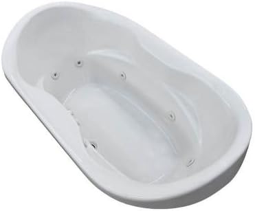 Ruby 5.9 ft. Whirlpool Tub in White
