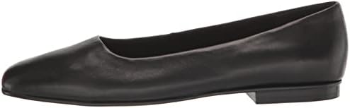 Bella Vita Women's Kimiko Ballet Flat, Black Leather, 9 X-Wide | Image 7