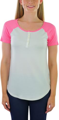 Image of ToBeInStyle Women's Classic Two Color Cotton Baseball T-Shirts