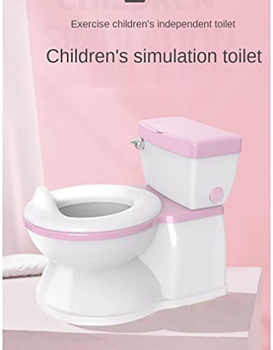 Realistisch kindertoilet voor zindelijkheidstraining, uitgerust met interactief toilethandvat, afneembaar bedpandeksel… - Afbeelding 7