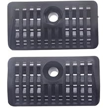 OVERSEE 6H1-45214-00 & 6H1-45215-00 Water Inlet Covers for Yamaha Outboard Motor 2T 60HP 90HP Parsun Hidea Engine 6H1-45214 & 6H1-45215, Black