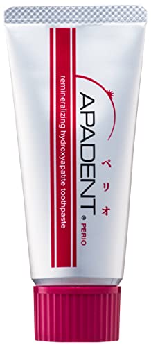 APADENT® PERIO Remineralisierende Nano-Hydroxyapatit Zahncreme - speziell für zusätzlichen Schutz und Pflege des Zahnfleisches | 60 g | Zahnfleischpflege Typ | Salziger Minz-Geschmack