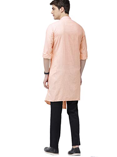 Image of The Indian Garage Co Men's Cotton Regular Fit Regular Kurta