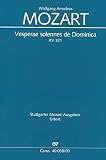 Vesperae solennes de Dominica (Klavierauszug): KV 321, 1779