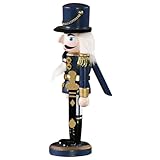 Casse-noisette décoratif de bureau : la bouche de la marionnette peut être ouverte ou fermée en tirant sur la tige située derrière elle