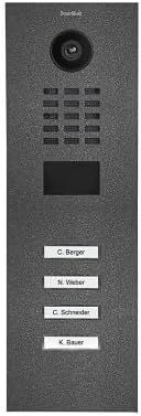 D2104V IP Video Intercom – 4-Unit Access System with 4 Call Buttons, RFID, PoE, Night Vision & Multi-Mount Options