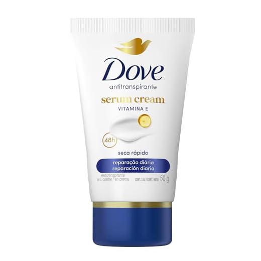 Dove Desodorante Antitranspirante em Creme Sérum Reparação Diária 50 G
