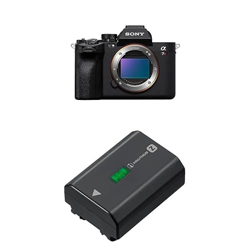 Image of Sony Alpha 7R V Full-Frame Mirrorless Interchangeable Lens Camera + Sony NPFZ100 Z-Series Rechargeable Battery Pack