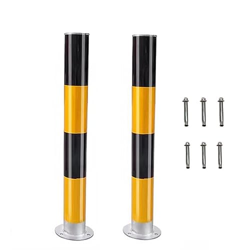 DJVHSRI Traffic Delineator Post Channelizer Cone 2Pcs Reflective Bollards for Driveway,Free Standing 29.5 Inch Tall Delineator Post Safety Bollards for Parking/Crowd Control/Stre,6pack