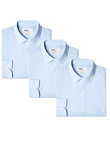 Marchio Amazon - Hem & Seam Camicia Regular Fit