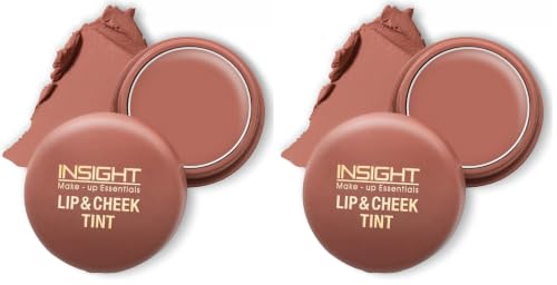 Image of INSIGHT Lip and Cheek Tint - Irish Cream (3 g) Matte Finish | Enriched with Vitamin E for Nourishment | Long-Wearing | Multipurpose Tint for Lips & Cheeks | Lightweight Formula, Smooth Application | Suitable for All Skin Types