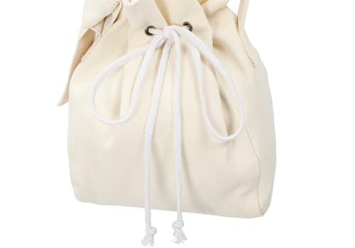 FURPHI Medieval Drawstring Shoulder Bag Renaissance Canvas Dice Bag Coin Purse Ren Faire Costume Accessories3