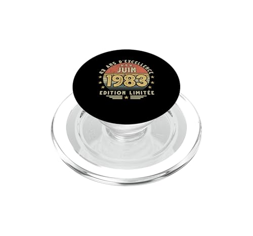 43 Ans Homme Femme PopSockets Juin 1983 accessoire smartphone MagSafe