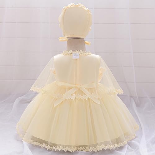 3M-2Y Girls Dresses Short Sleeve Princess Dress for Wedding Birthday 2025 Trendy Party Banquet Communion Gowns4