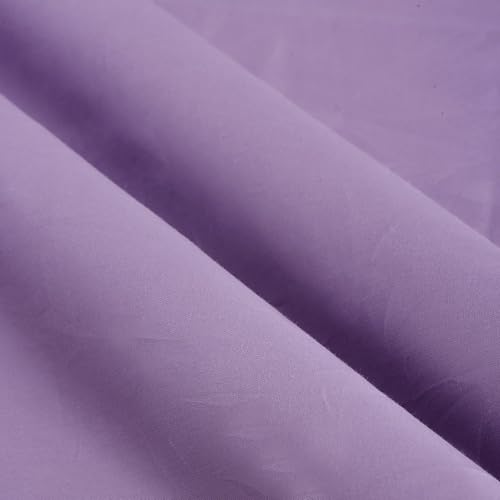 Image of Naksh Bedsheet for Double Bed King Size Plain 210 TC with 2 Pillow Covers | 100% Pure Cotton | 210 Thread Count | Soft, Breathable Fabric Built for Daily Use | Bed Sheet Double Bed | Lavender |