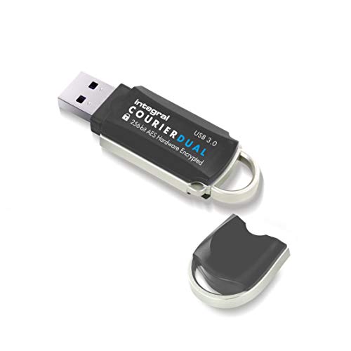 Integral Courier Dual USB-Stick USB3.0 16GB mit 256 Bit AES Verschlüsselung, FIPS 197 zertifiziert