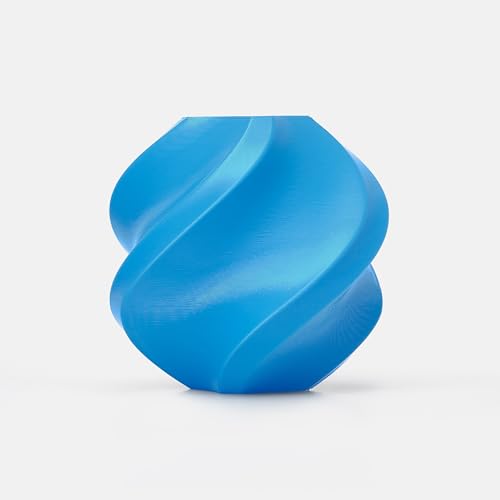 Image of Bambu Lab (TPU 95A HF - Blue) 1.75mm Flexible 3D Printer Filament - High Flow, Matte Finish, 1kg Spool - Fast Printing, Strong & Elastic Material.