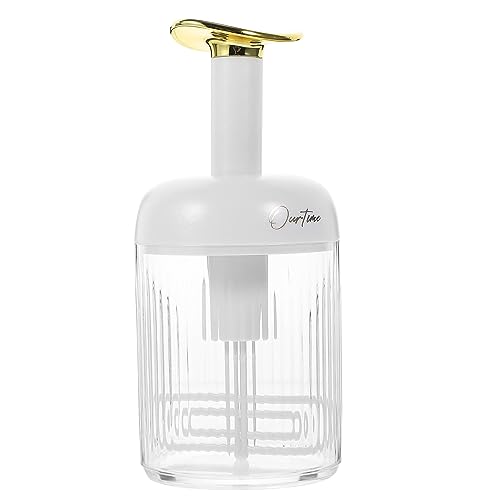 Beavorty face foam machine frother foaming bottle washing face foams cup facial bubble maker washing face bubble maker foam bottle abs shampoo to rotate white the bubble