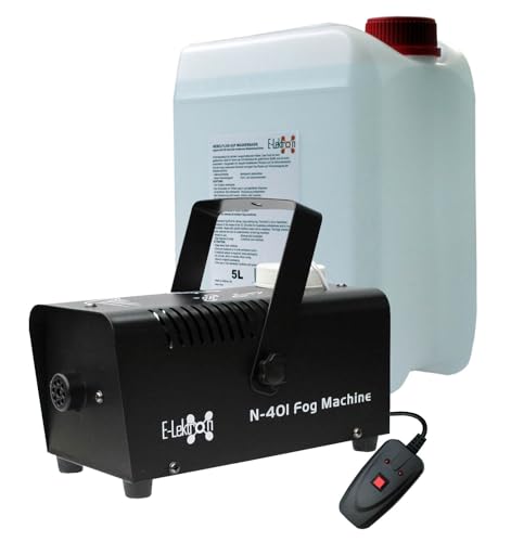 E-Lektron N-401 kompakte Party Nebelmaschine 400W (N-401 inkl. 5L Fluid)