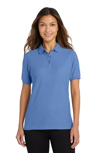 Port Authority Ladies Silk Touch Polo Shirt, Ultramarine Blue, 6XL