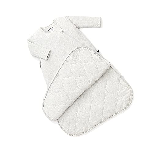 Gunamuna Unisex Baby Long Sleeve Wearable Sleep Bag, Premium Duvet Sack, 1.0 Tog, Heather Grey, 18-24 Months #TOP7