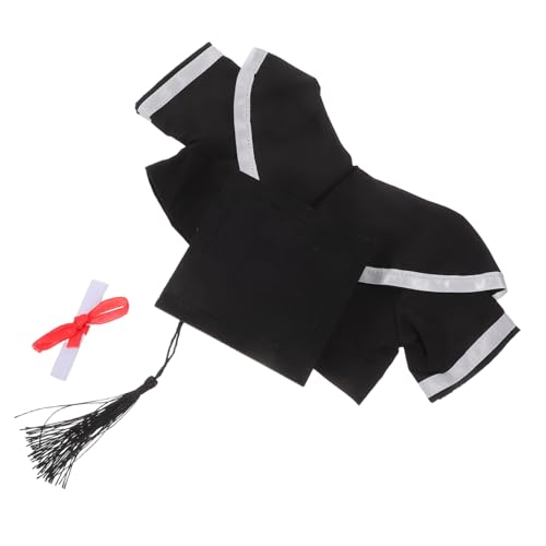 SEWACC Adorable 30cm Grad Bear Outfit Plush Stuffed Animal Graduation Dress Bear Cap Gown Set Perfect Present for Graduates