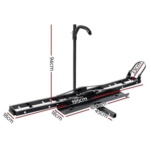 Soporte portamoto con rampa para enganche 2 pulgadas miniatura 4