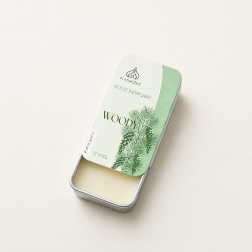 Image of Unisex Woody Solid Perfume Solid Perfume 12GM - Skin Friendly Pocket Size - Luxury Solid Perfume for Men & Women - Long Lasting Scent - Ideal for Travel & Daily Use