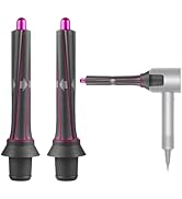 1 Pair Hair Curling Barrels for Airwrap 30mm/1.2in, with 2 Adaptors for Dyson Hair Dryer Converti...