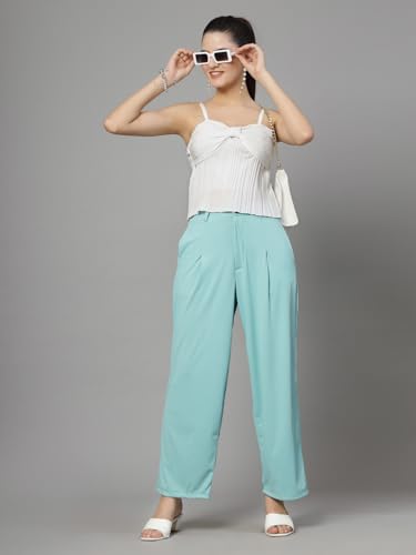 Image of UZARUS Women's Relax Fit Trouser 2 Pockets Baggy Pants