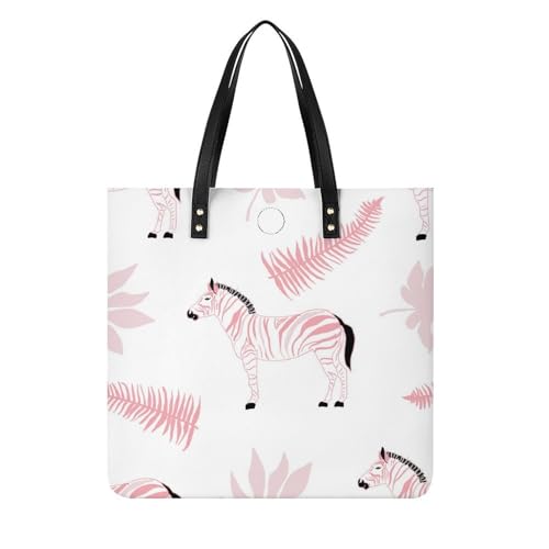 Sac cabas bandoulière Rose et Cheval idéal pour vos voyages et sessions shopping